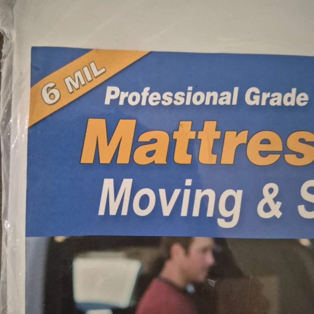 Ultra Block Full Mattress Bag for Moving and Storage Professional Grade 6 MIL
